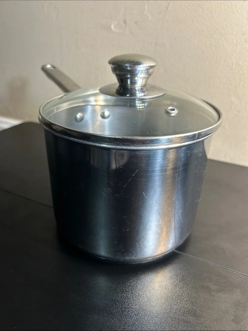 Tools of the Trade Stainless Steel Saucepan with Glass Lid - 2.5 Quart